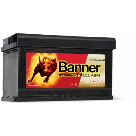 Banner Running Bull AGM Akkumulátor - 80Ah - J+