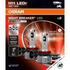 IZZÓ OSRAM 12V H11 LED 14W PÁR NIGHT BRAKER ECE