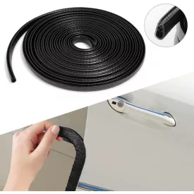 Autolife, Ajtóélvédő Gumicsík, Fekete, 5m