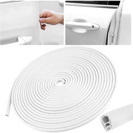 Auto Life Ajtóvédő gumicsík 5méter - fehér színben