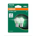 Osram, P21W Izzó Ultralife, 12V 21W, BA15S, Párban