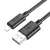 HOCO USB A - Lightning kábel 2,4A X88 1 m fekete