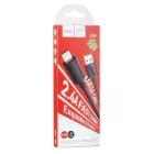 HOCO USB A - Lightning kábel 2,4A X88 1 m fekete