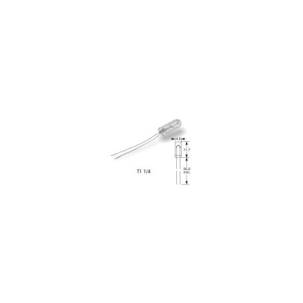 T1 Izzó, 12V 100mA, 1/4