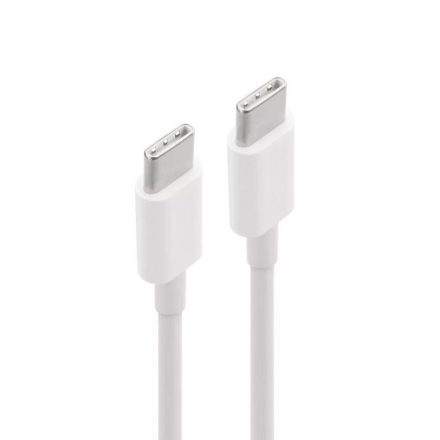 Usb C - Usb C fehér adatkábel 2A 1m