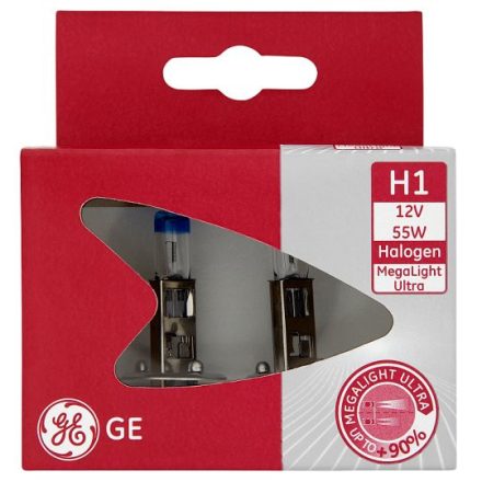 GE, H1 Izzó Párban, 55W+90% 12V