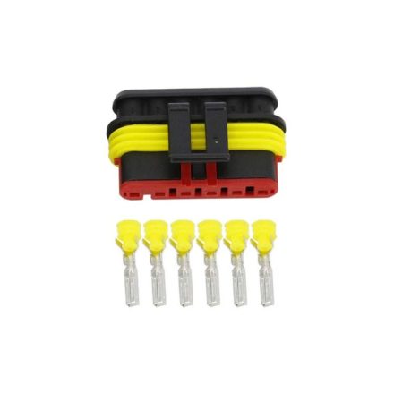 CSATLAKOZÓ 6 ERES KÁBELHEZ VÍZMENTES APA 1,5 MM2