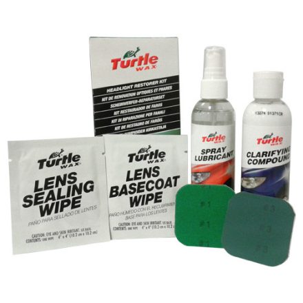 Turtle Wax, Fényszóró felújító, Készlet