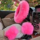 Kormányvédő Szett, Szőrös Pink