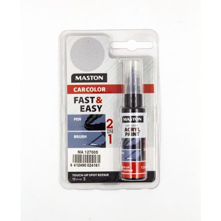 Maston, Javító Stift, 2in1, Ezüst, Metál, 12ml