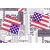 Fólia dekoráció Brit, USA zászlós TY06 50 x 152 cm