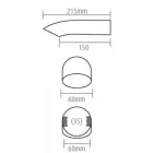 Paragi Kipufogóvég 60mm