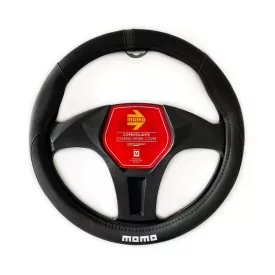 KORMÁNYVÉDŐ MOMO ELEGANT M FEKETE-SZÜRKE/FEHÉR 38-39CM