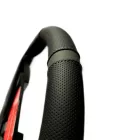 KORMÁNYVÉDŐ MOMO ELEGANT M FEKETE-SZÜRKE/FEHÉR 38-39CM