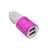 Szivargyújtó Usb Elosztó 2-es, Rózsaszín, 12/24V 2,1A