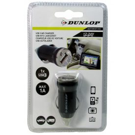 Dunlop, Szivargyújtós Töltő 1xUsb, 1A 12/24V