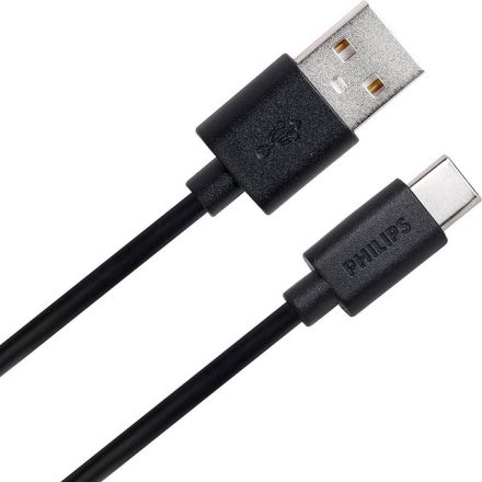 Philips, Adatkábel Usb - Usb-C Fekete, 1,2m