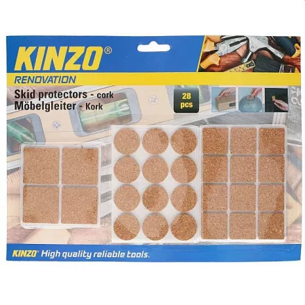 Kinzo, Bútorvédő Szett Parafa, 28db