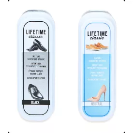 LifeTime, Cipőápoló Szivacs 2 féle, Neutrális/Fekete