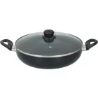 Alpina, Indukciós Serpenyő, 28 cm, Üvegfedővel