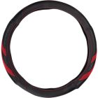 All Ride Kormányvédő - Műbőr - Fekete/Piros - 38cm