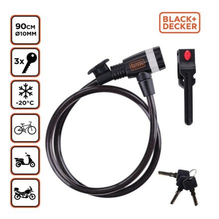 Black&Decker, Kábelzár Kerékpárhoz