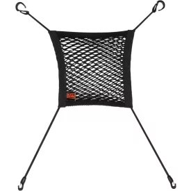   BLACK+DECKER Autós tárolóháló -  30 x 28 cm - Hálós zsebbel a hátsó ülésen - Fekete