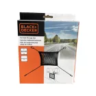 BLACK+DECKER Autós tárolóháló -  30 x 28 cm - Hálós zsebbel a hátsó ülésen - Fekete