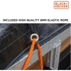 Black&Decker Takaróponyva 3x4m