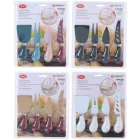 Sajtkés Készlet, 4 darabos, Több Színben