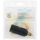 PROCAR, DIN stecker-Szivargyújtó Adapter - 12/24V