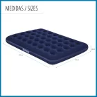 BESTWAY Dupla felfújható ágy pumpa nélkül 191x137x22cm kék