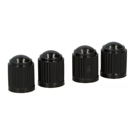 Dunlop műanyag szelepsapka 4db - Fekete