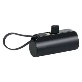   Grundig Mini Powerbank 5000 mAh beépített Type-C kábellel, fekete