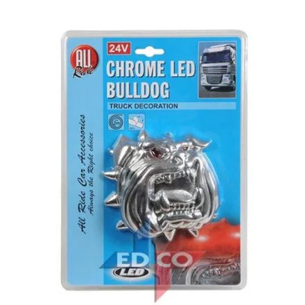 All Ride Dekor világító bulldog fej - 24V