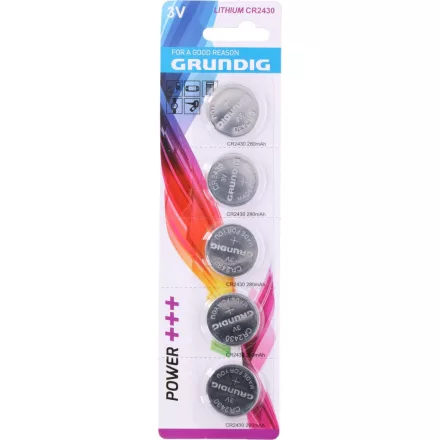 Grundig CR2430 lítium gombelem 280mAH 3V