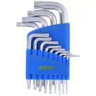 Kinzo, Torx imbuszkulcs készlet, 13 Db-os