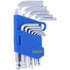 Kinzo, Imbuszkulcs Készlet, Gömbfejű, 13 Db-os