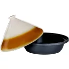 ALPINA TAJINE EDÉNY HÚS ÉS ZÖLDSÉG PÁROLÁSÁHOZ KERÁMIA FEDÉL  30X25CM