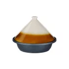 ALPINA TAJINE EDÉNY HÚS ÉS ZÖLDSÉG PÁROLÁSÁHOZ KERÁMIA FEDÉL  30X25CM