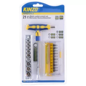 Kinzo 21 db-os Szerszámkészlet