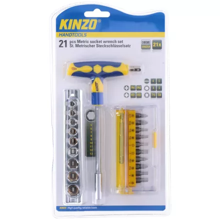 Kinzo 21 db-os Szerszámkészlet