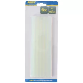 Kinzo Ragasztórúd Pisztolyhoz 6 db 11X200 mm