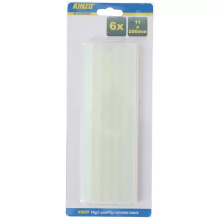 Kinzo Ragasztórúd Pisztolyhoz 6 db 11X200 mm