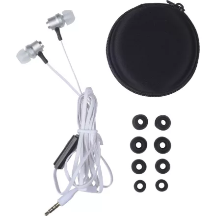 Grundig fülhallgató mikrofonnal - Metal Pro ezüst