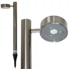 KERTI LÁMPA SZOLÁR GRUNDIG INOX 65CM