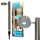 KERTI LÁMPA SZOLÁR GRUNDIG INOX 65CM