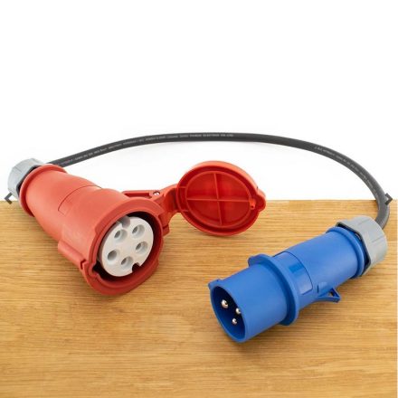 Blaupunkt, Adapter Kábel Elektromos Autóhoz, Kék CEE/ Piros CEE