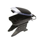 Carpoint, Könyöklő, Króm, Fekete színű, Pohártartóval