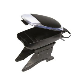   Carpoint, Könyöklő, Króm, Fekete színű, Pohártartóval